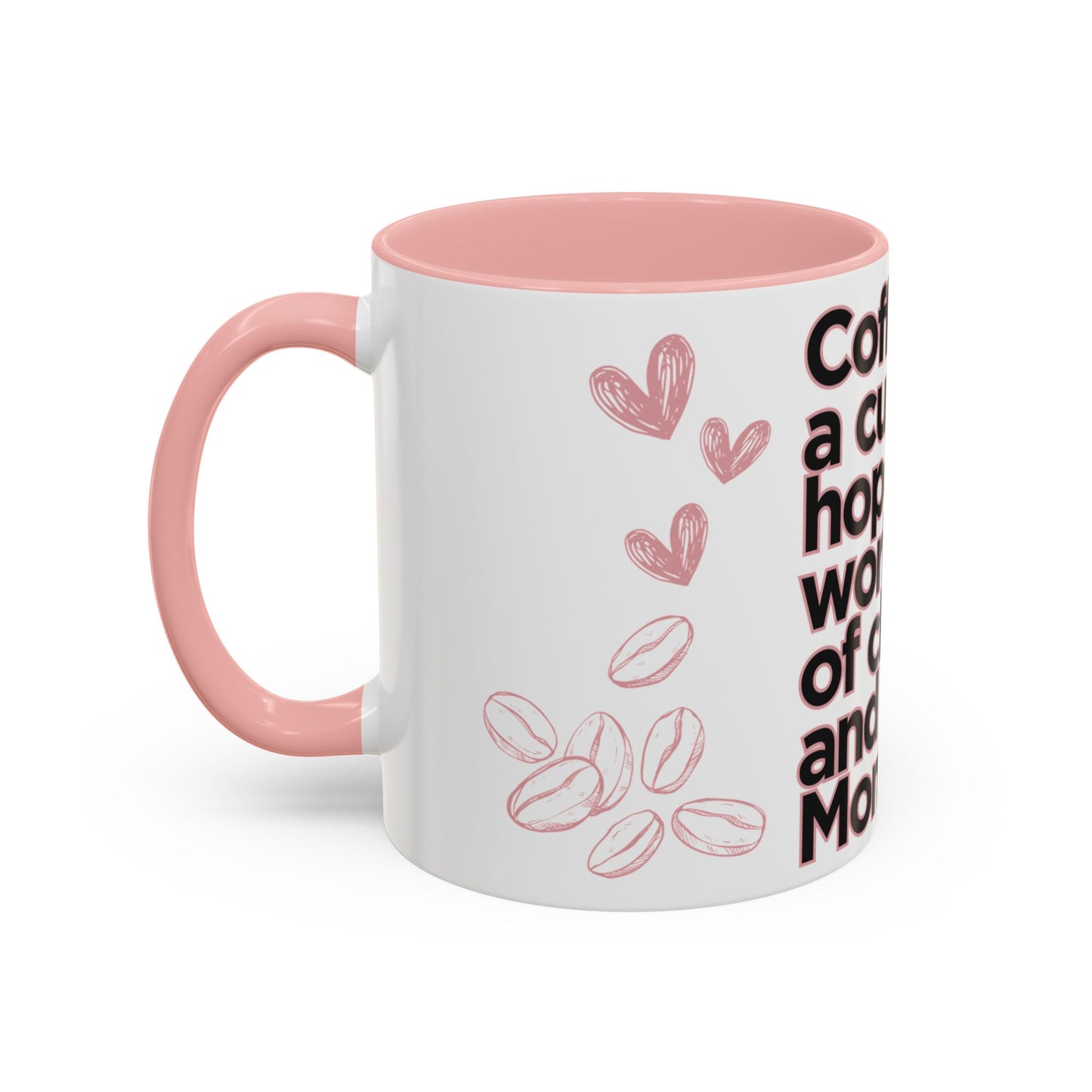 Motivational Coffee Mug - "Coffee is a Cup of Hope in a World Full of Chaos and Mondays" | Gift for Coffee Lovers, Home Office Decor,