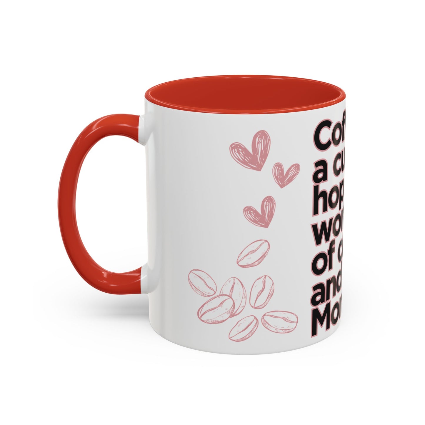 Motivational Coffee Mug - "Coffee is a Cup of Hope in a World Full of Chaos and Mondays" | Gift for Coffee Lovers, Home Office Decor,