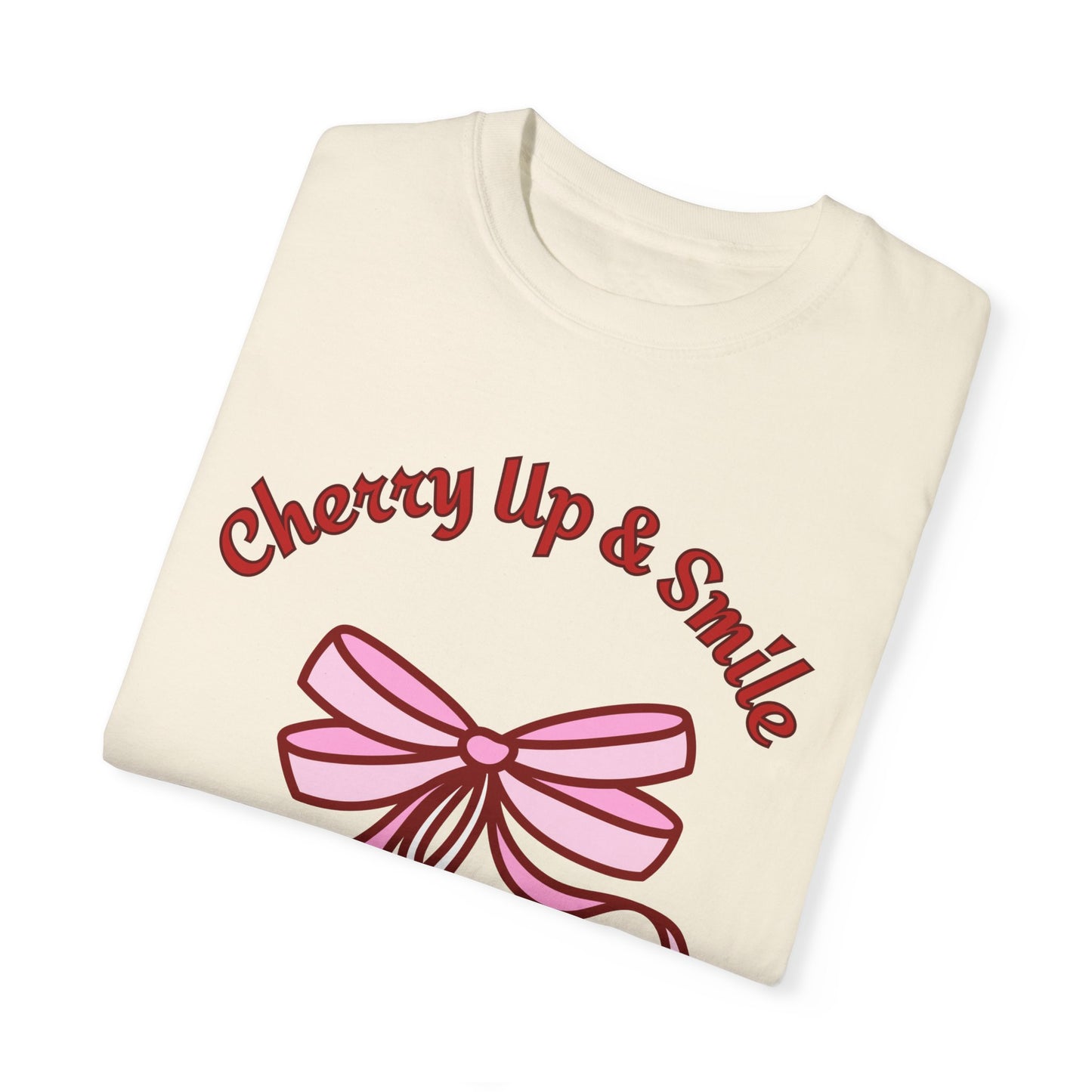 Cherry Up & Smile T shirt